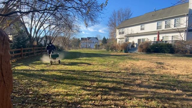 SUPER SATISFYING TIMELAPSE SPREADING 5,500 lbs OF LIME! смотреть онлайн