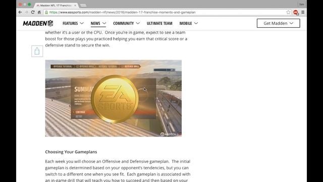 MADDEN NFL 17 FRANCHISE BLOG PART 1 Deep Dive | PLAY THE MOMENTS AND GAMEPLANNING смотреть онлайн