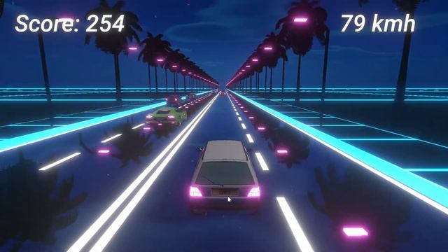 Neon Racer - Gameplay смотреть онлайн