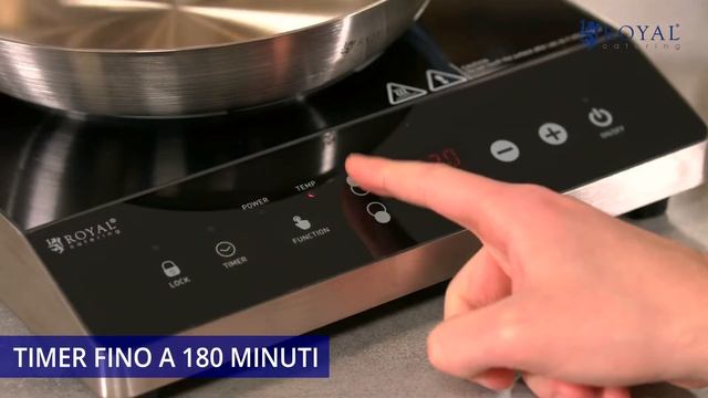 Piastra a induzione Royal Catering RCIC-1800P6 | Presentazione del prodotto смотреть онлайн