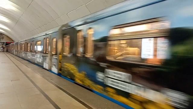 Тематический состав "Россия в объективе" на станции "Тимирязевская". смотреть онлайн