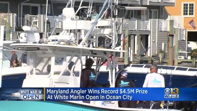 Maryland angler wins record $4.5M prize at Ocean City's White Marlin Open смотреть онлайн