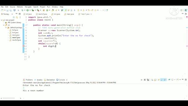 find a neon number by java||| смотреть онлайн