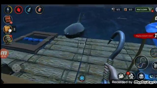 RAFT.На МЕНЯ напала АКУЛА!!ЧАСТЬ 2 смотреть онлайн