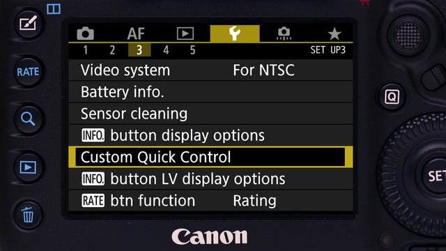 Canon EOS 5D Mark IV Tutorials 4 11 Custom Quick Control Menu смотреть онлайн