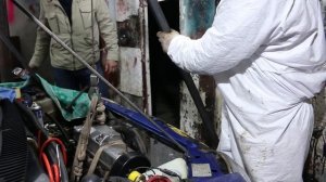 как быстро снять двигатель ваз одному за семь минут