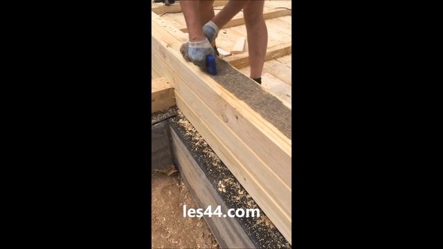 Укладка межвенцового утеплителя смотреть онлайн