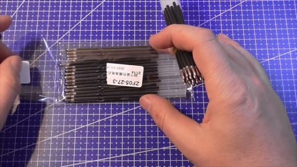 Ампула (стержень) 0.7мм Для Шариковой Ручки - Обзор AliExpress !!!