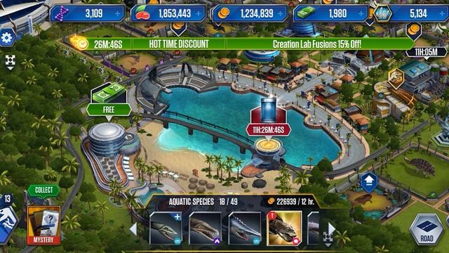 HENODUS EVOLUSI LV 20 Jurassic World The Game#jurassicworld #jurassicpark #jurassicworldthegame