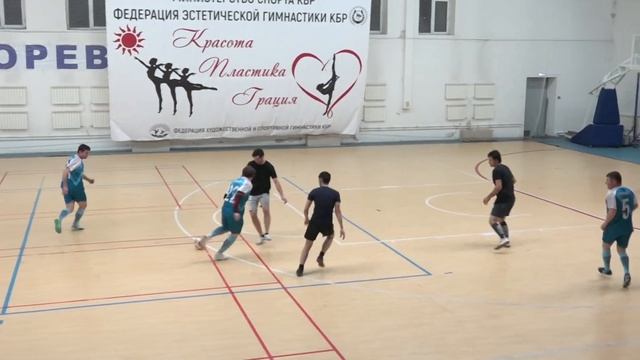 Чемпионат КБР по мини-футболу 2018/19. Первый Дивизион. 16 тур. ТВ КБР - Знамя Эльбрус. 1 тайм смотреть онлайн
