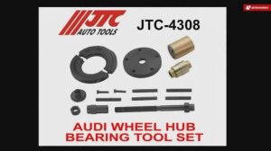 JTC-4308   Набор инструментов для замены подшипников ступицы 90мм AUDI