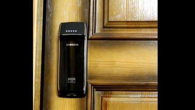 Электронный дверной замок Samsung SHS 2320 - Блокировка смотреть онлайн