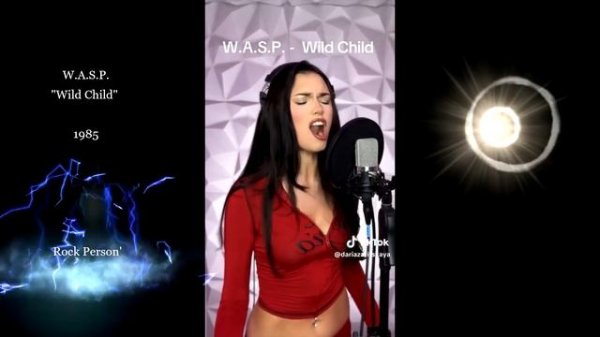 WASP "Wild Child" cover by Daria Zaritskaya 😍 ❤️💕