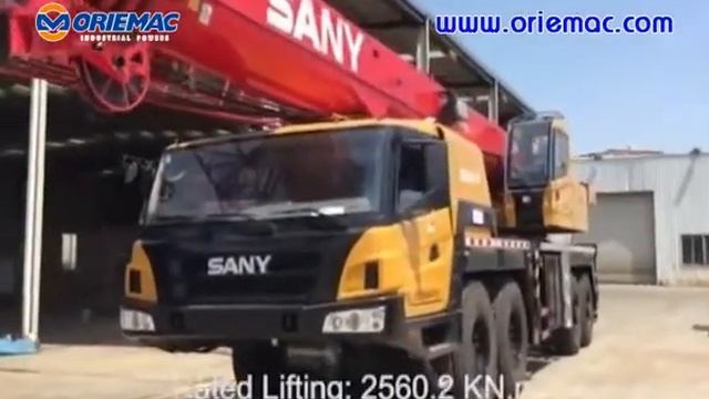 ORIEMAC | SANY STC800 80 tons Truck Crane | #HeavyMachinery смотреть онлайн