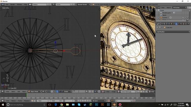 Blender Tutorial - How to Create a Clock Tower in Blender! Part 1 смотреть онлайн