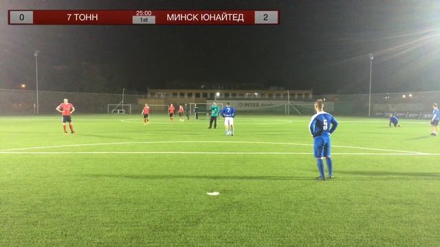 Сезон-2018. Д1. 20 тур. 7 тонн — Минск Юнайтед смотреть онлайн