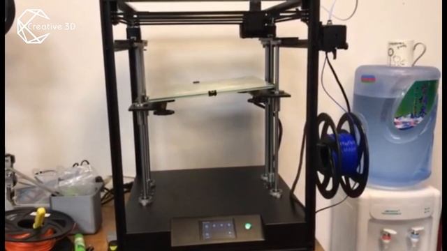 Creativity "Elf" CoreXY 3Dprinter Double Z-axis automatic leveling test~!~ смотреть онлайн