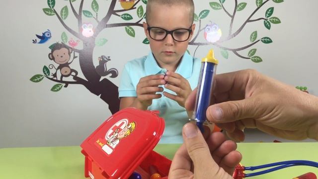 Детский набор доктора - Children's doctor set review смотреть онлайн