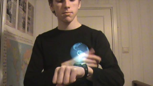 Hologram watch in After Effects смотреть онлайн