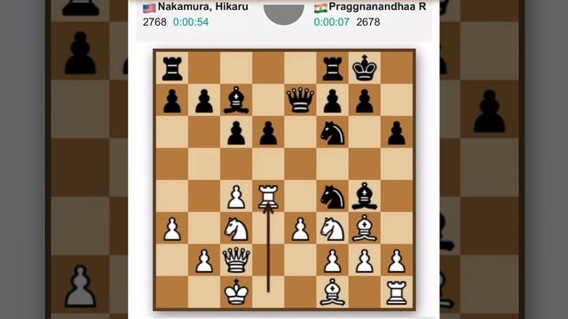 HIKARU beats PRAGGNANANDHA in 28 moves || Tara steel India (2022) смотреть онлайн