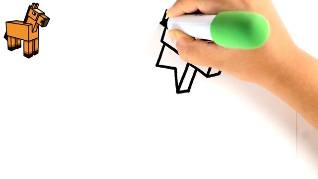 HOW TO DRAW A HORSE 🐴 | MINECRAFT смотреть онлайн