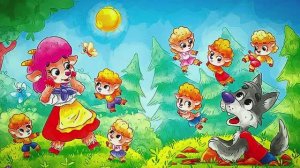 Волк и семеро козлят / Русская народная сказка / сказки на ночь / видео для детей