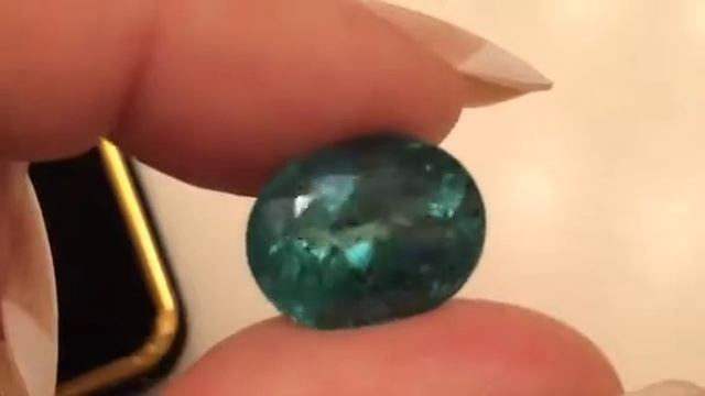 GIA certified reverse color change ParAiba tourmaline смотреть онлайн