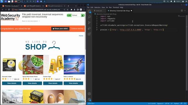 4. Lab 3 - File path traversal, traversal sequences stripped non-recursively смотреть онлайн
