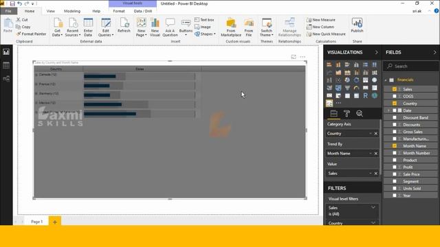Power BI Custom Visuals || VitaraCharts Custom Visuals смотреть онлайн