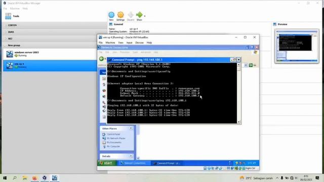 Membuat DHCP Server Dan Sharing Printer Di Windows server 2003 смотреть онлайн