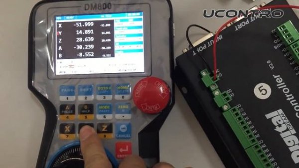 DM800 CNC Offline Controller - How to Enter and Exit Emergency Stop Mode
