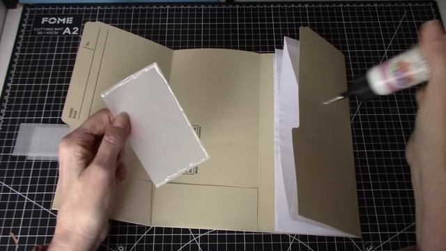 Super Easy File Folder Ephemera Folio with Envelope Accordion Pockets смотреть онлайн