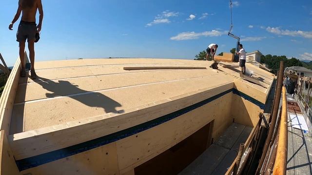 Pacchetto di isolamento del Tetto di Una Casa in Legno | Episodio 9 | CASA ARCOBALENO смотреть онлайн