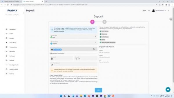 How to Exchange Payeer USD to Tether USDT?