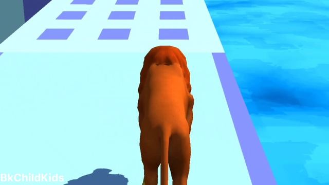 Wild Animals Swimming Pool Race With Cow Elephant Mammoth Tiger Lion Gorilla Animals Challenge| смотреть онлайн