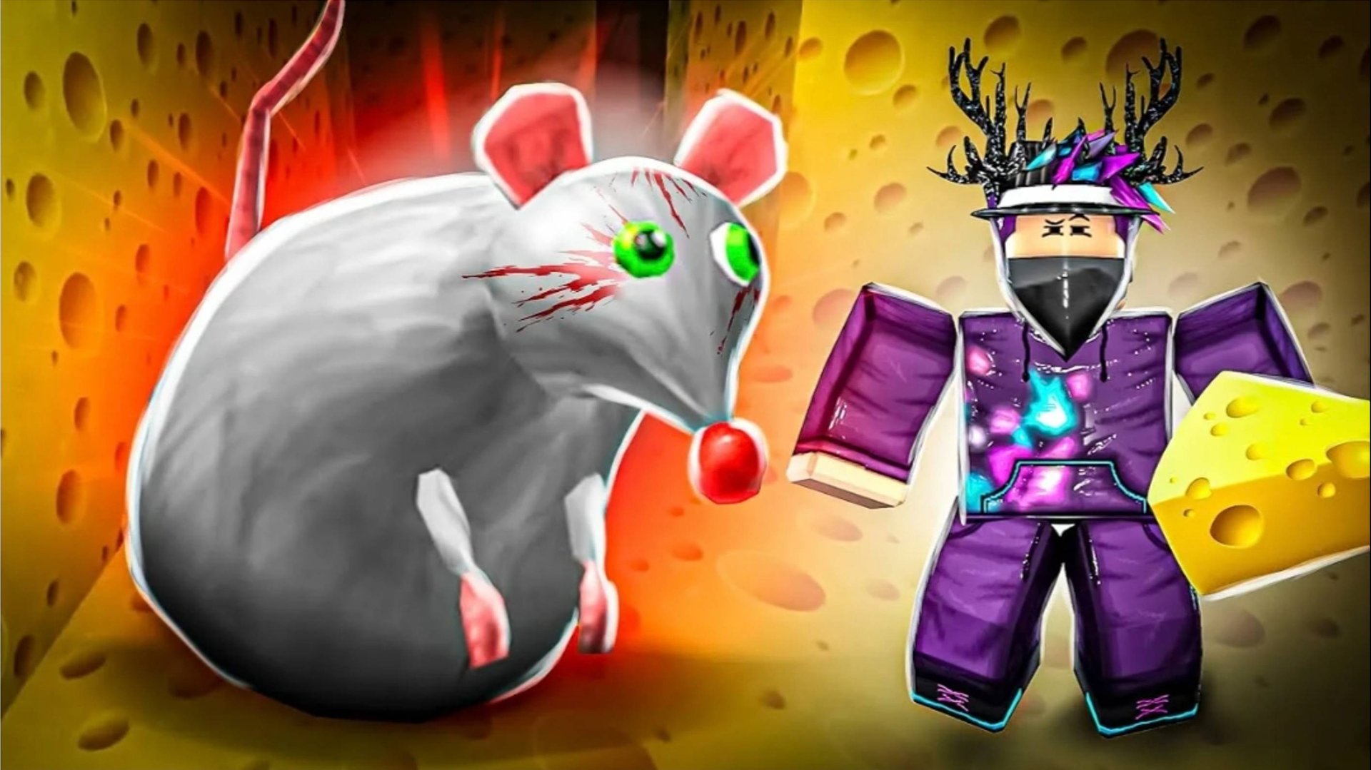 Я сбежал от огромной крысы в роблокс смотреть онлайн