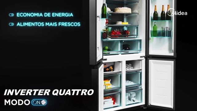 Refrigerador French Door: Tecnologia InverterQuattro смотреть онлайн