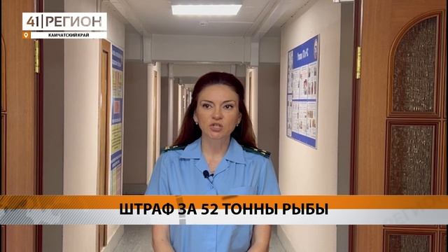 ШТРАФ ЗА 52 ТОННЫ РЫБЫ • НОВОСТИ КАМЧАТКИ смотреть онлайн