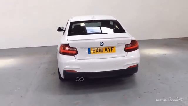 BMW 2 SERIES 220D M SPORT WHITE 2016 смотреть онлайн