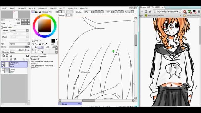 Hito | Paint Tool SAI painting Process смотреть онлайн