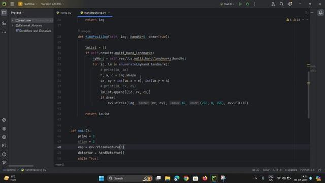 CONTROL VOLUME WITH HAND GESTURE USING PYTHON смотреть онлайн