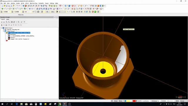 MASTERCAM X5 | SWARF 5 AXIS смотреть онлайн