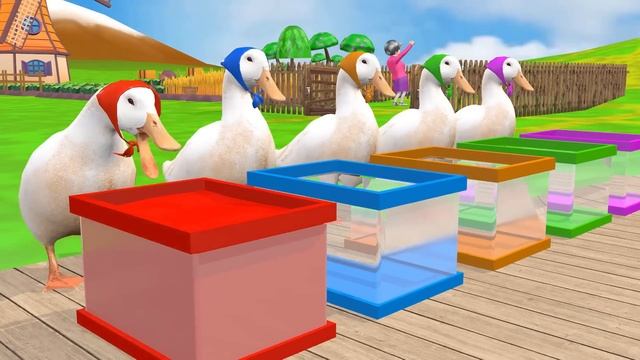 4 Giant Duck Cartoon,Tiger,Cow,Gorilla,Gorilla,Hamsters,Dog,Cat Wild Animals Crossing Fountain 2023 смотреть онлайн