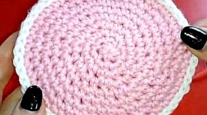 Очень ровный круг крючком