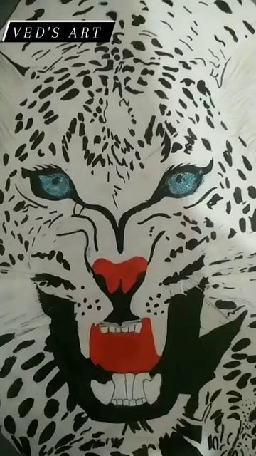 snow leopard painting смотреть онлайн