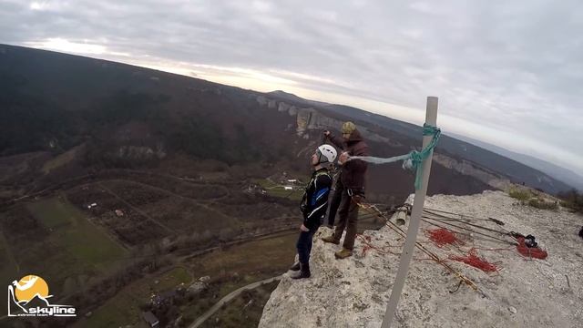 Костя 5 grot Kachi-Kalion RopeJumping with SkyLine X-Team in Crimea смотреть онлайн