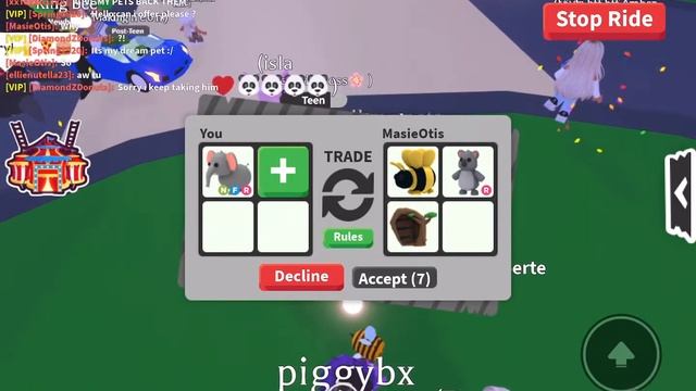 Seeing what people will trade for a neon elephant (roblox-adopt me) смотреть онлайн