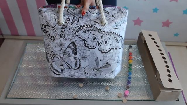 Сумка раскраска для девочки смотреть онлайн