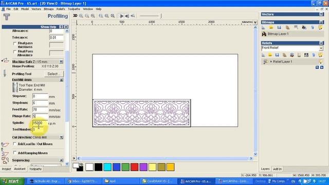 HOW TO CREAT TOOLPATH 2D IN ARTCAM FOR CNC CUTTING смотреть онлайн