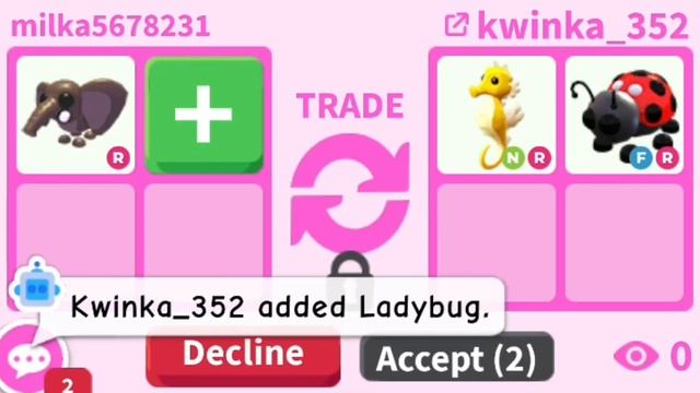 Трейды на р слона!🐘 /Адопт ми Милка смотреть онлайн